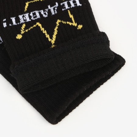 Women's socks, black color/crown, size 38-40-3