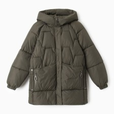 Women's winter jacket, khaki color, size 48