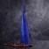 Package doy-pack, matte, blue, 10 x 15 x 4 cm