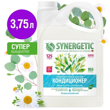Synergetic linen balm “eucalyptus and chamomile”, concentrate, 3.75l