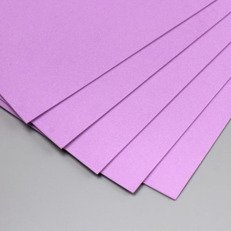 Foamiran "purple" 1 mm (set of 10 sheets) A4 format format-3