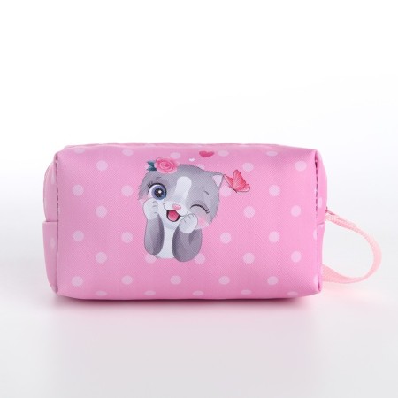 Lightning cosmetic bag, pink color-1