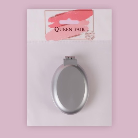 Massage comb “mother -of -pearl”, folding, with a mirror, 5.5 × 8.5 cm, color mix-12