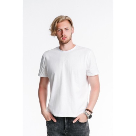 Футболка мужская, размер 58, цвет белый