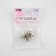 A set of buttons on the leg, d = 10 mm, 10 pcs, white/silver color