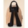 Baby bag, size 9.5x21x26.5 cm, beige color