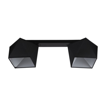 Lamp Ceiling Economy light 10218/2BK BK, 2x60W, E27, 21x22x67 cm, black color black