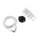 Panoramic video camera WiFi Luazon, CAM-07, smartphone control, 1.3 MP, Microsd, white