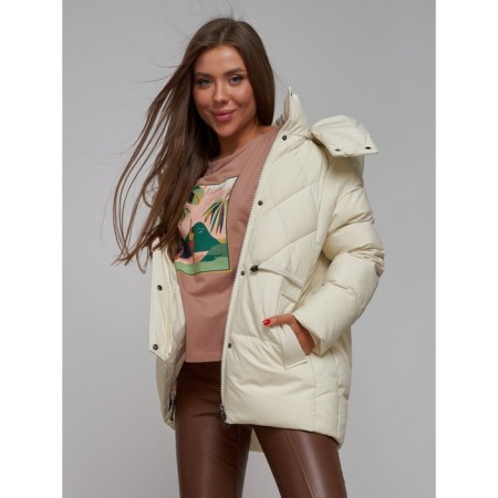 Winter jacket, size 50, beige color-16