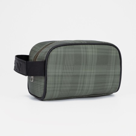 Lightning cosmetic bag, green color
