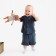 Set for a boy (shirt, shorts) minku dark blue color, height 68-74
