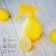 Lemon spray gun, 500 ml, yellow color