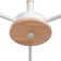 Paula chandelier 3x60W E27 white, tree 58x58x30cm