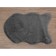 Plush mat Sofi de Marko, size 80x120 cm, color anthracite