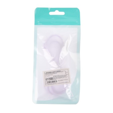 Audio Luazon, Jack 3.5 mm (M) -Jack 3.5 mm (M), transparent braid, 1 m, purple-4