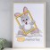 Photo frame plastic "Beam style" 50x70 cm, beige