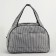 Road bag on a zipper, a suitcase holder, black/white color