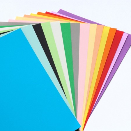 Cardboard Color, A4, 16 sheets, 16 colors, non -unilateral, bilateral, in the folder, 180 g/m², gravity farz-3