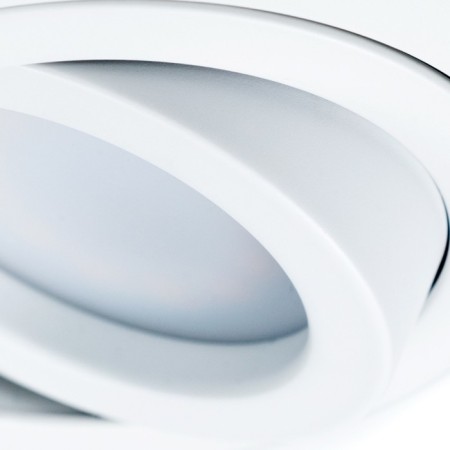 Pointed-built Lamp Tarf A2167PL-1wh, GU10, 50 W, 9.2x9.2x2.2 cm, white.-1