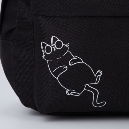 Bullet school youth is a backpack, a lightning department, an outer pocket, black color-5