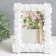 Photo frame plastic 10x15 cm "Rosary" white 22x17 cm