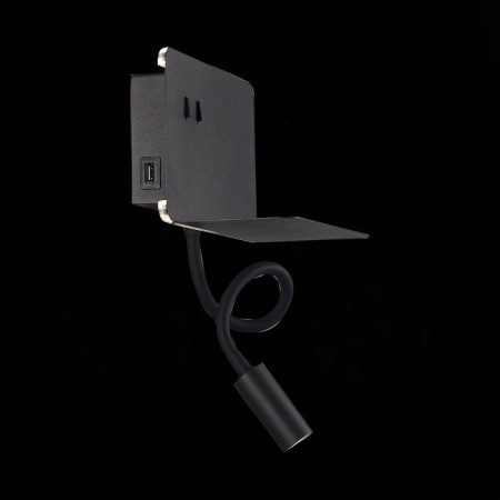 Wall lamp ST LUCE. SL1576.401.02. 2x3 watts, LED, 4000K, 470 LM, 20x15 cm, black color-12