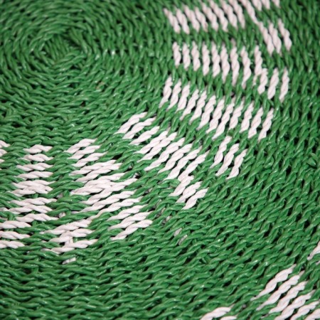 Wicker rug round 80 cm-2