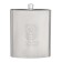 Flaw for alcohol and water "USSR", stainless steel, cover, gift, 2.64 liters