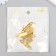 Castle Metal for the casket "Pattern" gold set 2 pcs 2.3x3.3 cm