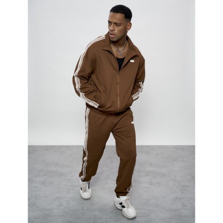 Sports suit men's, size 52, brown color-11