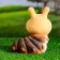 Garden figure "Caterpillar Smile" 9x14x17cm