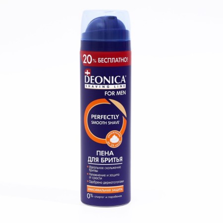 Shaving foam Deonica for Men "Maximum Protection", 240 ml