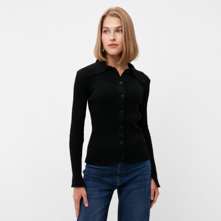 Jumper Women's Minaku: Knitwear Collection Black Color, size 46-48-4