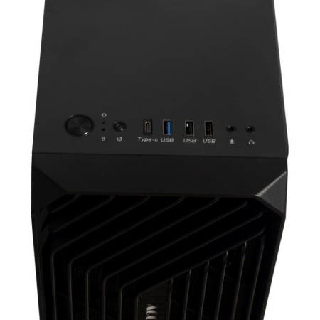 The ACCORD ACC-265B case without BP MATX 1x80mm 1x92mm 2x120mm 2xusb2.0 1xusb3.0 1xusb3.1 a 10044-5