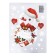 Stickers on the windows "New Year" snowmen, 2 shuki, 60 x 90 cm