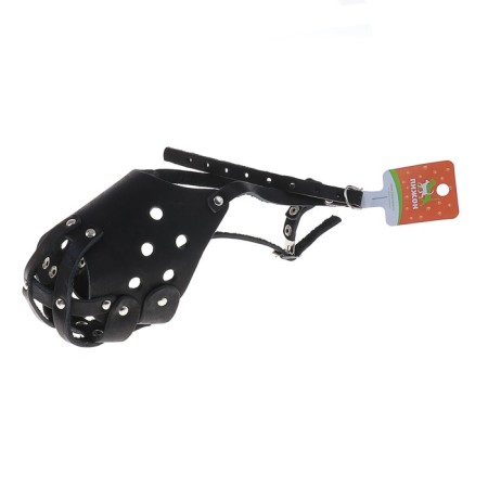 Muzzle leather whole -stone pit bulblerer, DN 8 cm, ohm 30 cm, black-3
