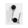 Holder for towels Accoona, 5 hooks, moving, black color, brass