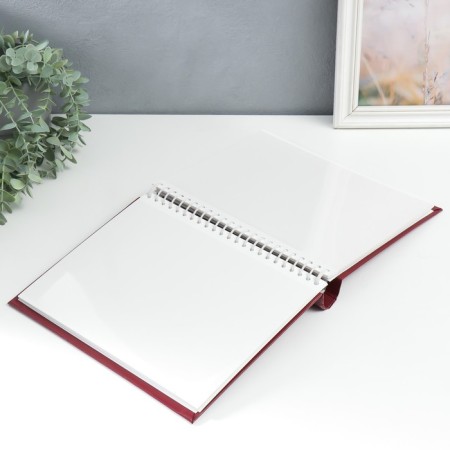 Photo album magnetic for 30 sheets 23x28 cm red-2