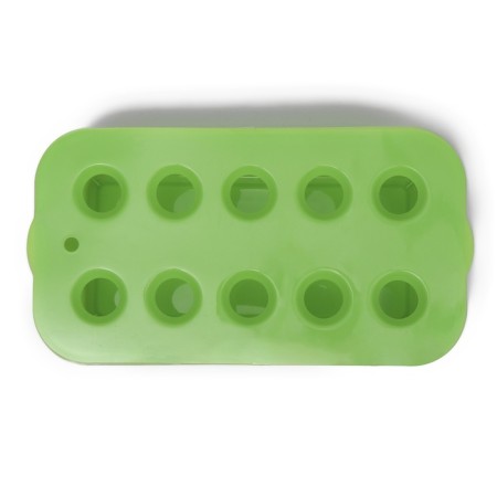 Box for growing green onions, 29 × 16 × 8.5 cm, 2.5 l, 10 holes, green, Greengo-7
