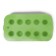 Box for growing green onions, 29 × 16 × 8.5 cm, 2.5 l, 10 holes, green, Greengo