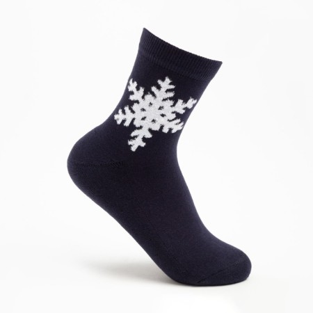 Women's socks, blue color, size 23-25