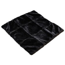 Skyway seats, artificial muton, without back, 43x43cm, black