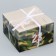 Capcake box, confectionery packaging, 4 cells, “for my man”, February 23, 16 x 16 x 10 cm