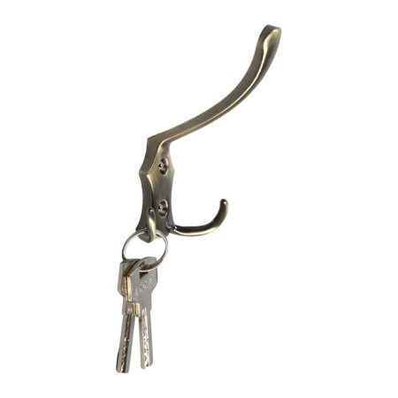Hook furniture tundra TKT004, three -rod, bronze-2
