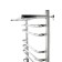 Electric towel Indigo Brace Lux, 700x400 mm, timer, hidden installation, chrome