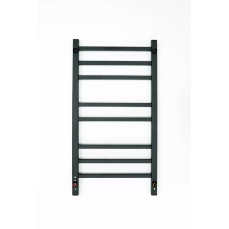 Electric towel Grois Alex, 400x800 mm, 8 crossbars, lower, black-2