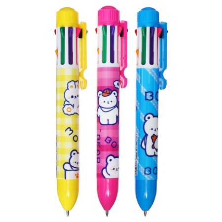 Balloon handle Calligrata, automatic, 8 color, mix-15
