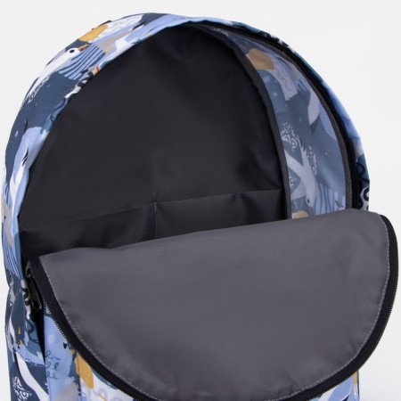 A backpack with a zipper, Erich Krause, Blue Color-3