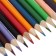 Pencils are bilateral, sharpened, 12 pieces, 24 colors, triangular, wooden body, in a cardboard box