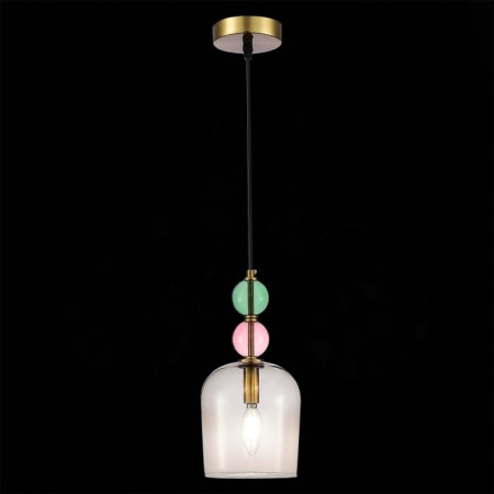 STL LUCE Sus. SL2000.223.01. GEA. 1x40 W, E14, 16.5x16.5x32.5 cm, golden color-1